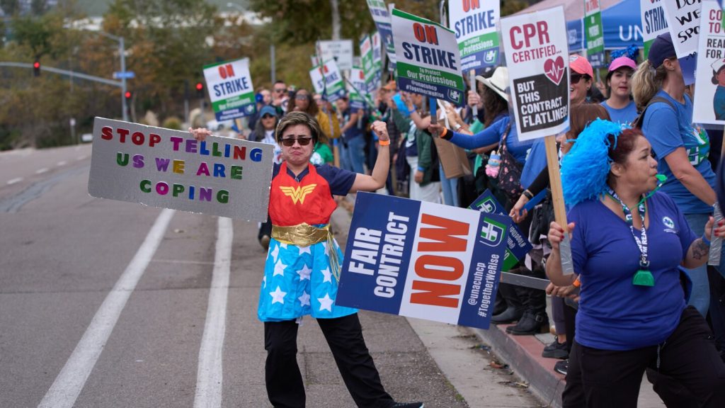 31,000 Kaiser Permanente nurses strike for better wages and staffing
