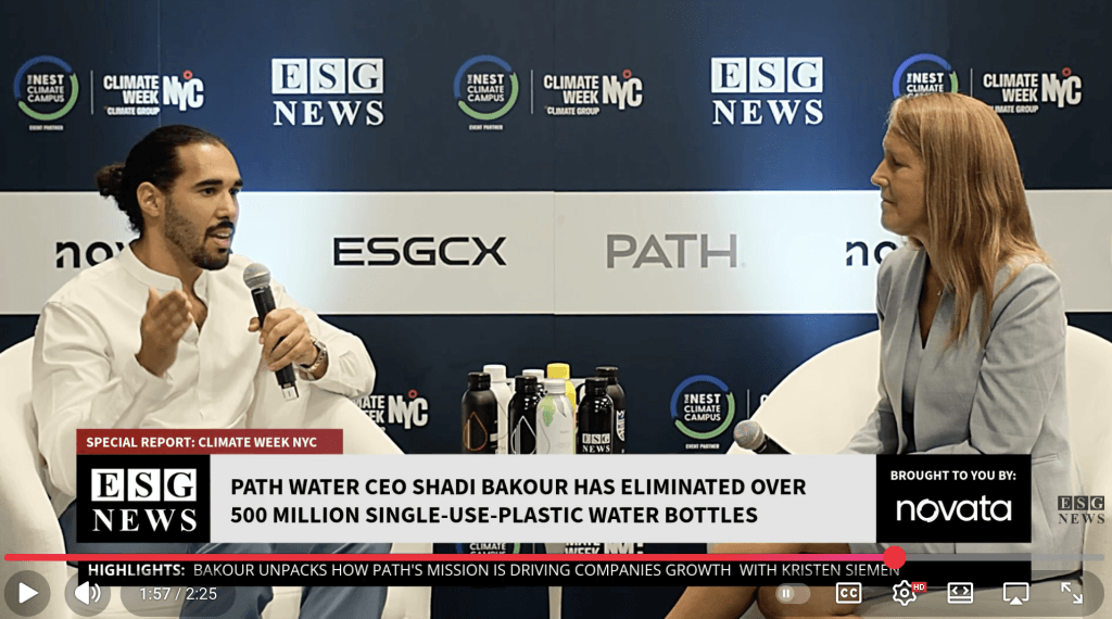 PATH Water CEO Shadi Bakour on Eliminating 600+ Million Single-use-Plastic Water Bottles