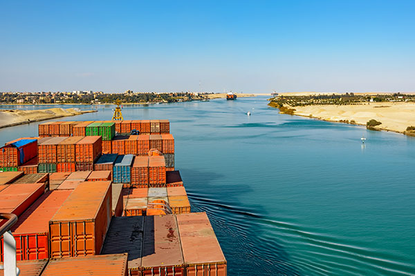Suez Canal Sees 10% Jump in Cargo as Larger Ships Return
