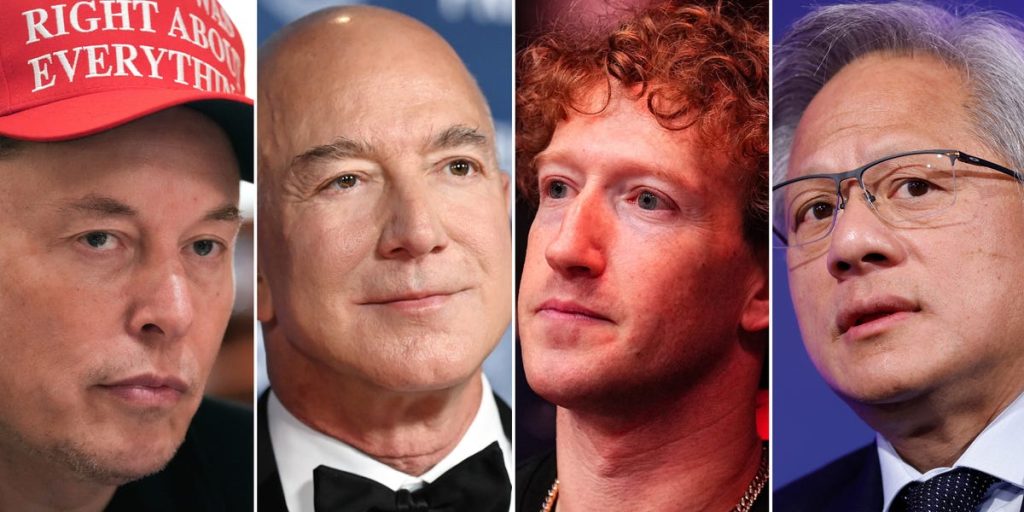 4 Tech Billionaires Made $288 Billion in Trump’s First Year Back in Office