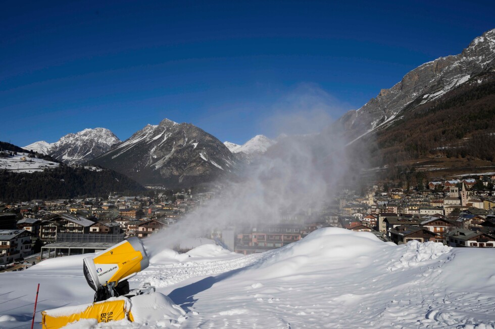 Italian expert’s manufactured snow will play big role at the Milan Cortina Games