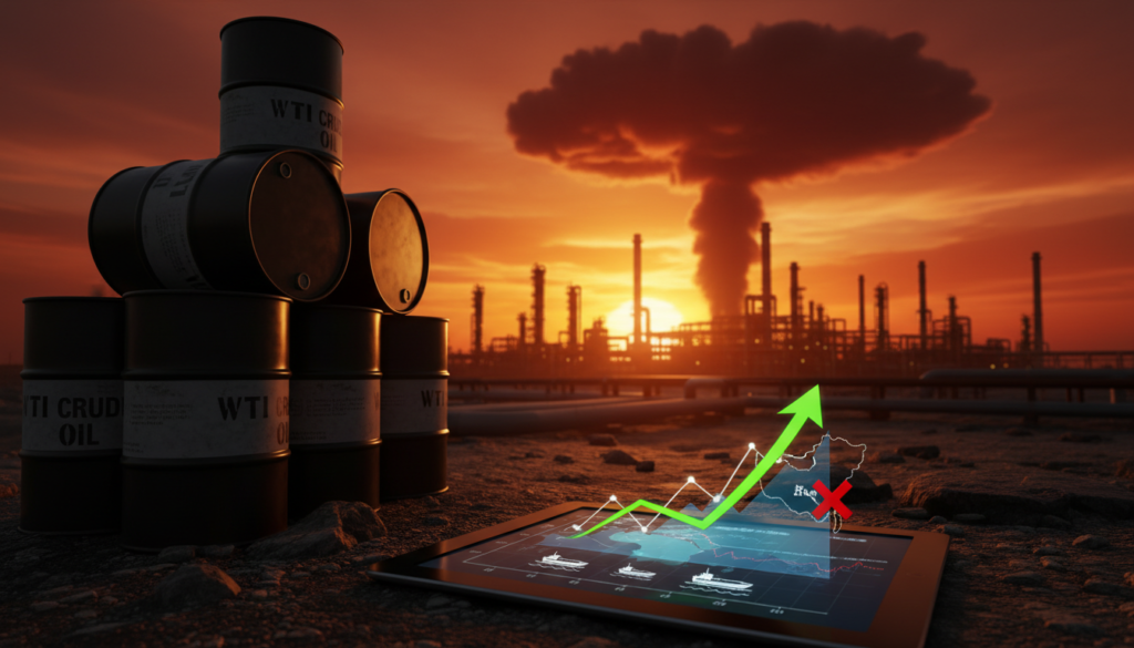 WTI Rebounds Post-Drop on Iran Supply Concerns