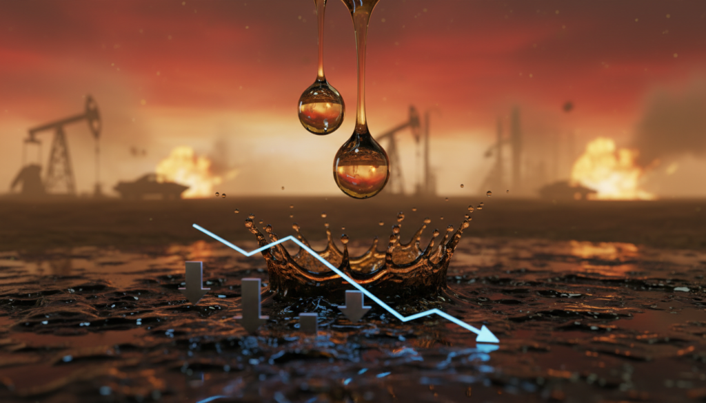 Gold drops despite Mideast tension; market signals shift.