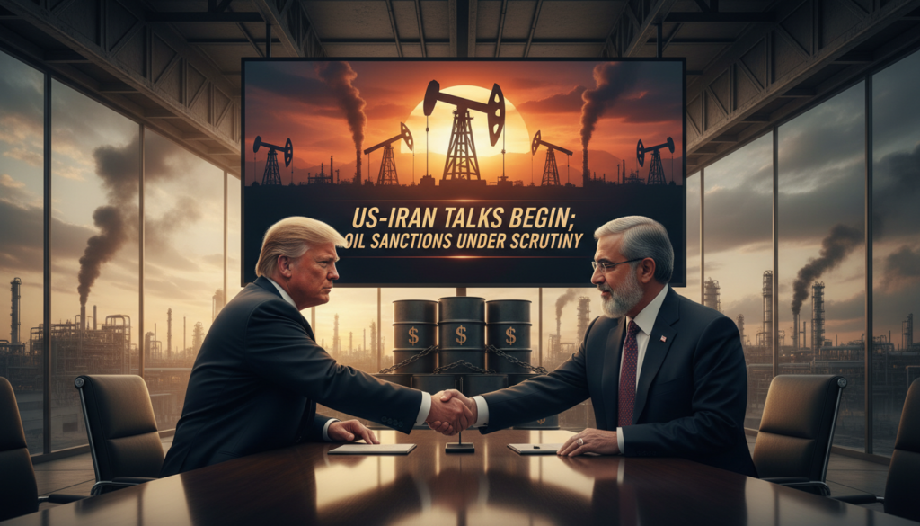 Trump: US-Iran Talks Begin; Oil Sanctions Under Scrutiny