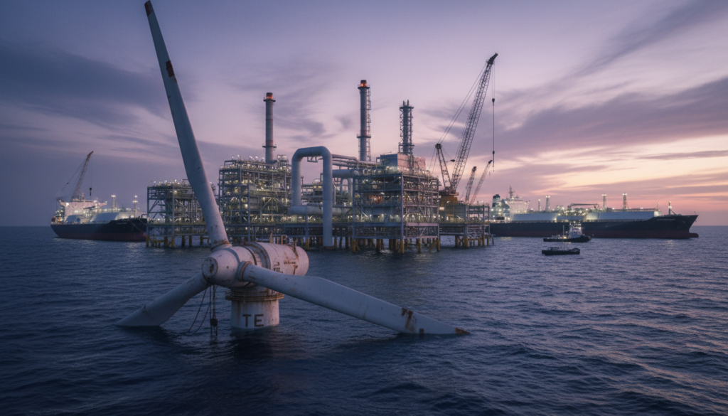 TE Exits US Wind, Boosts LNG Investment