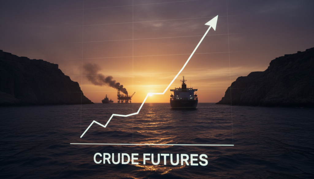 Crude Futures Up on Strait Tensions