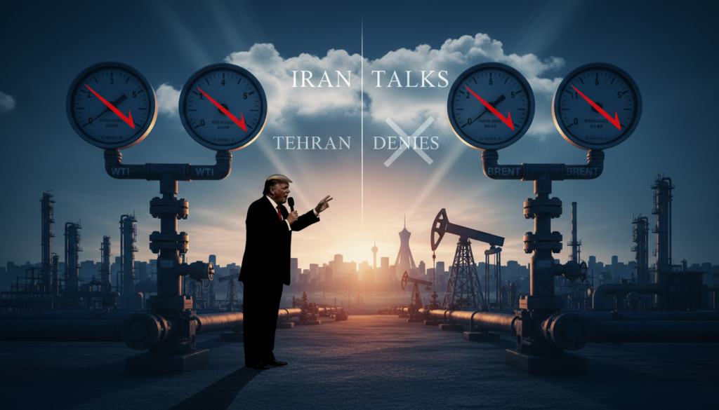 WTI, Brent Down: Trump Signals Iran Talks (Tehran Denies)