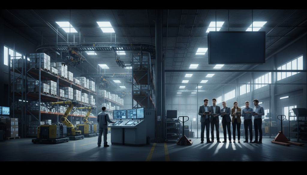 Retail Giant Automates Warehouses: Labor Shift