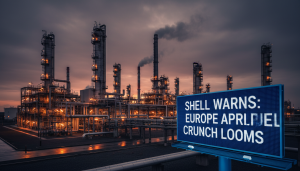 Shell Warns: Europe April Fuel Crunch Looms
