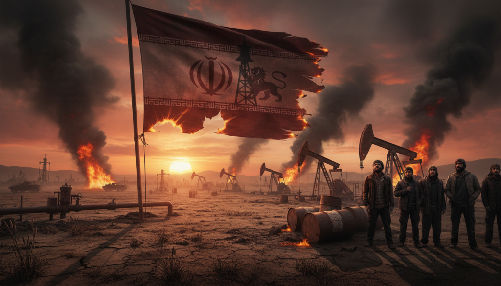 Oil Giants Flag Iran War Energy Shortage Risk