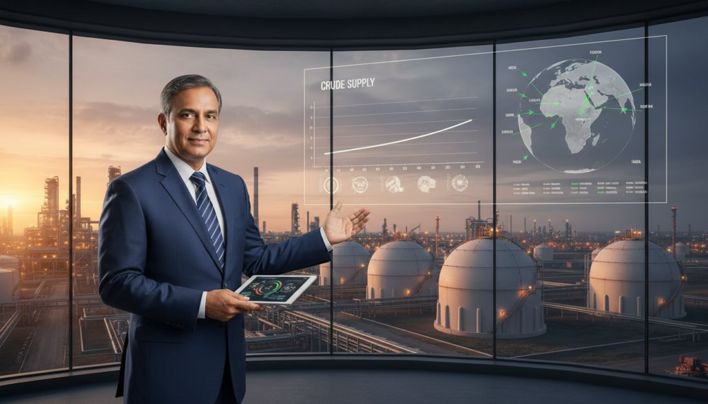 Indian Oil exec: Crude supply stable, avoid panic Indian Oil exec: Crude supply stable, avoid panic