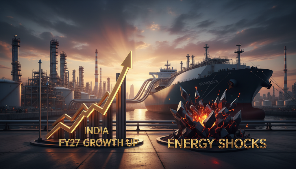 S&P: India FY27 growth up, but energy shocks a risk