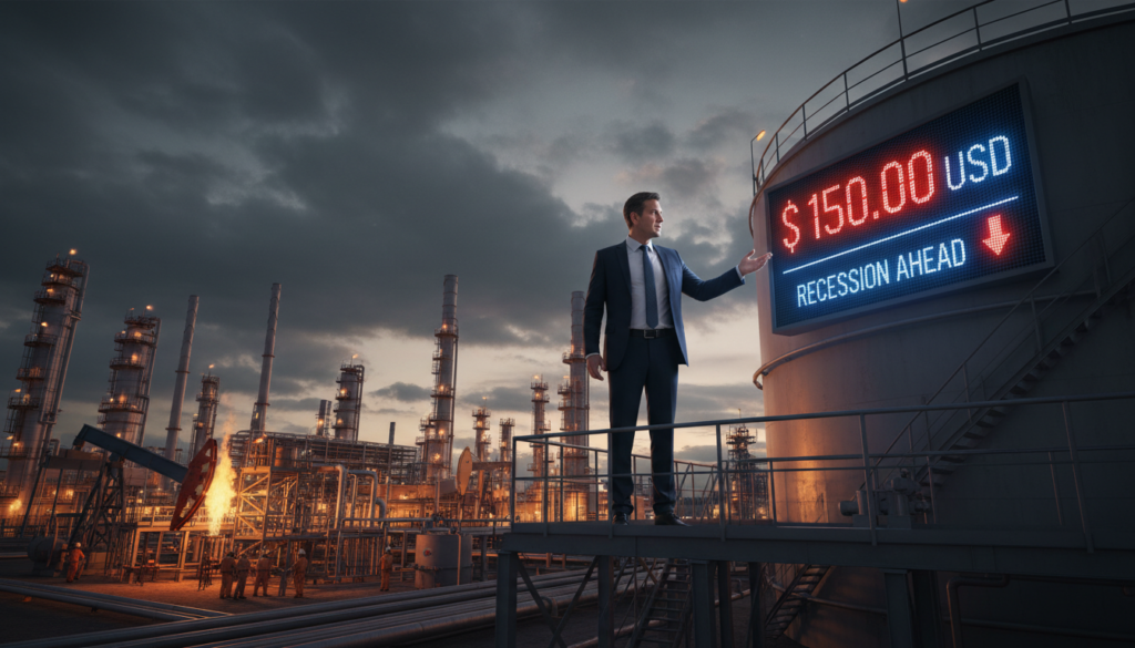 BlackRock CEO Warns Global Recession at $150 Oil BlackRock CEO Warns Global Recession at $150 Oil