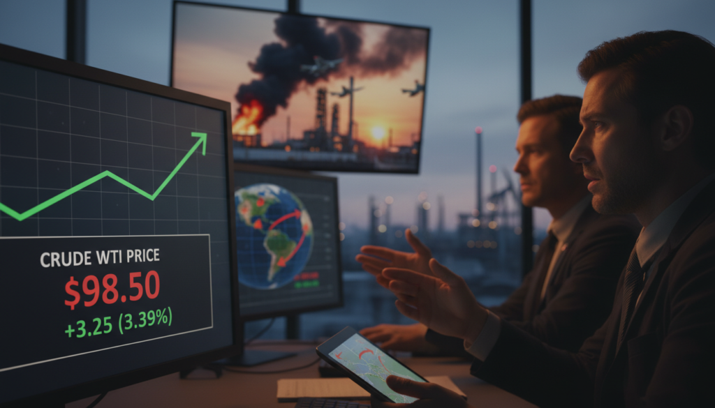 Crude prices push higher on escalation risk Crude prices push higher on escalation risk