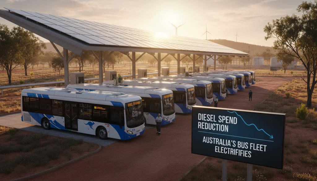 Australia's Bus Fleet Electrifies, Cuts Diesel Spend