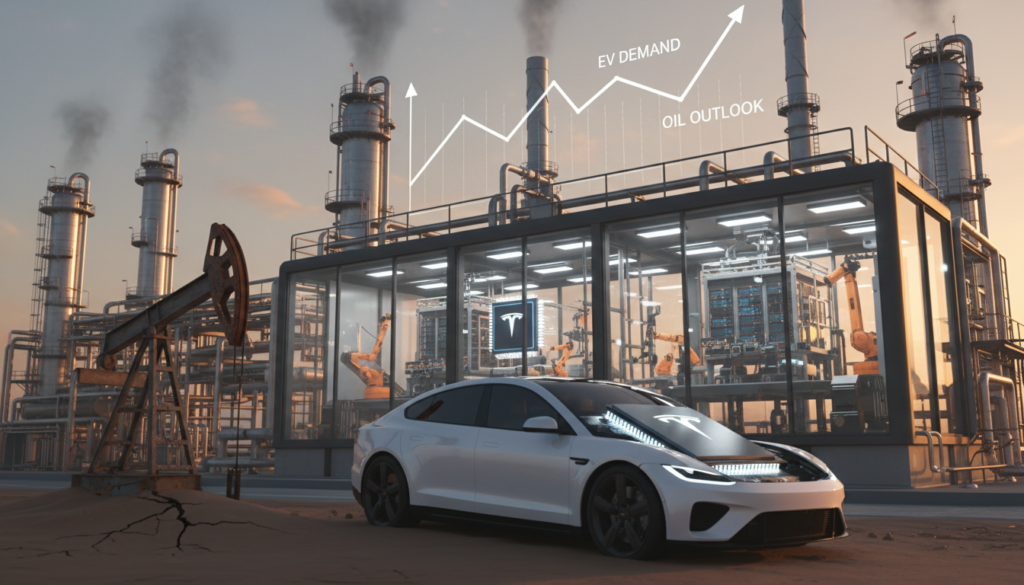 Tesla's chip venture: EV demand outlook shifts