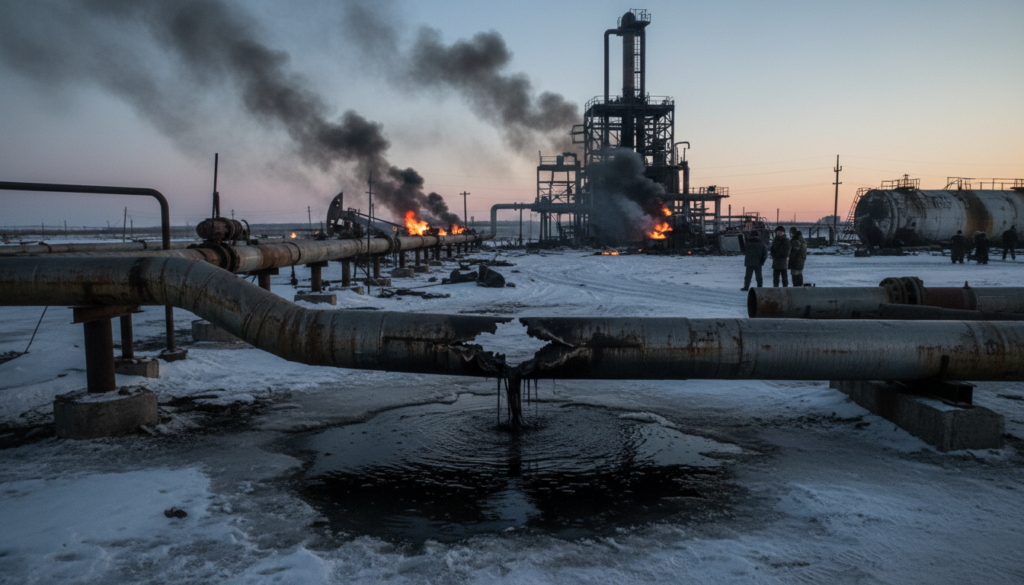 Russian Oil Export Capacity Cut 40% by Ukraine