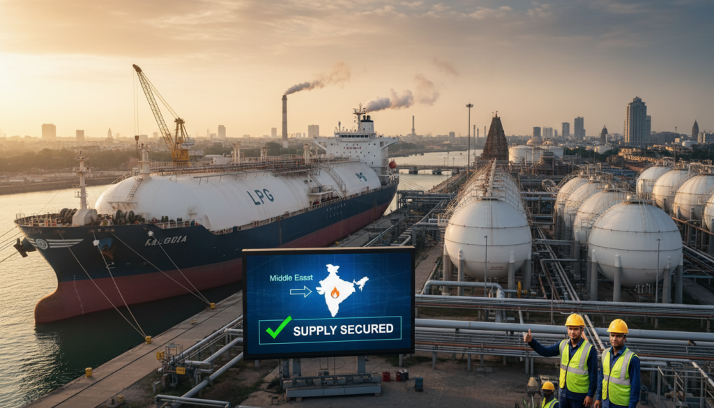 India LPG Supply Secured Despite Conflict India LPG Supply Secured Despite Conflict