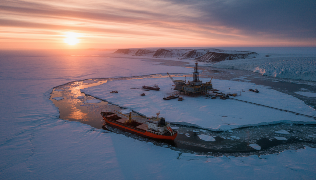 Arctic Ice Low: New Resource & Shipping Access