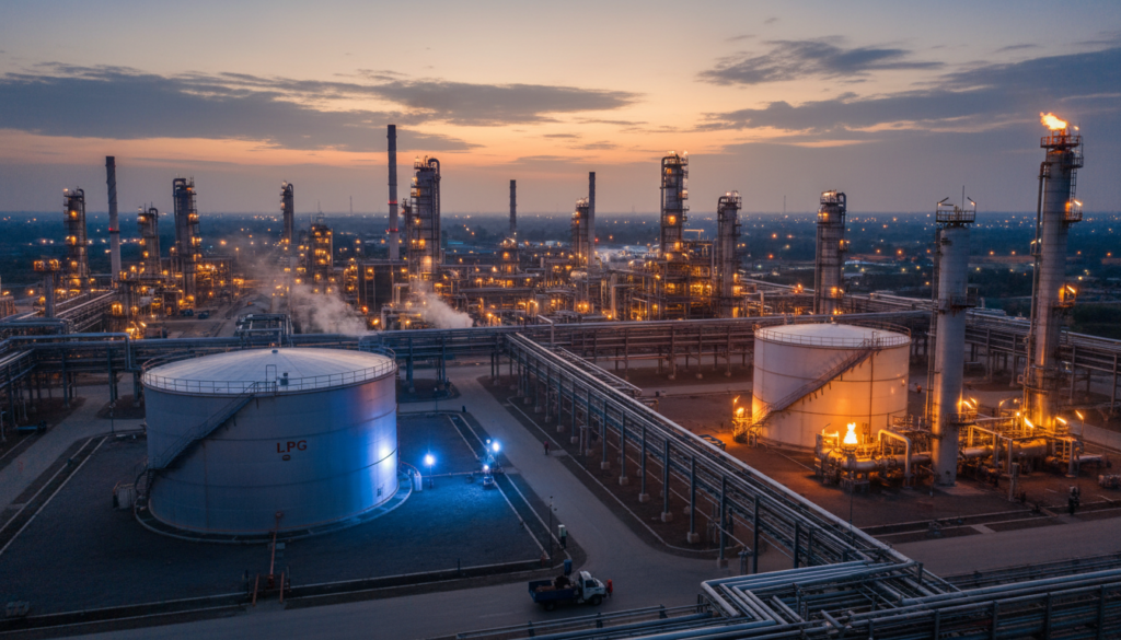 India Fuel Stable, LPG 70% Restored