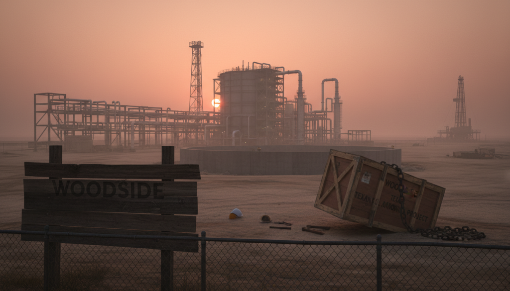 Woodside Texas Clean Ammonia Project Delayed