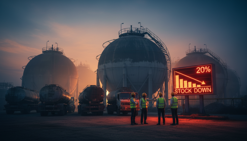 Vidarbha LPG Stock Decline Challenges Oil Firms