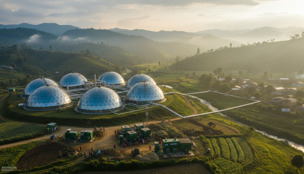 Arunachal Biogas Plant to Reduce LPG Demand Arunachal Biogas Plant to Reduce LPG Demand