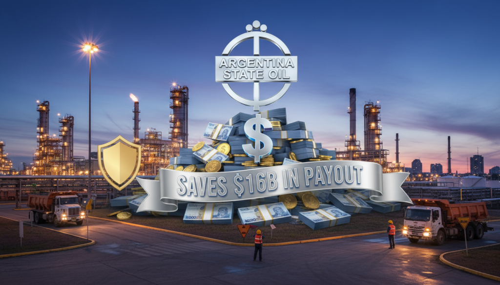 Argentina State Oil Saves $16B In Payout Argentina State Oil Saves $16B In Payout