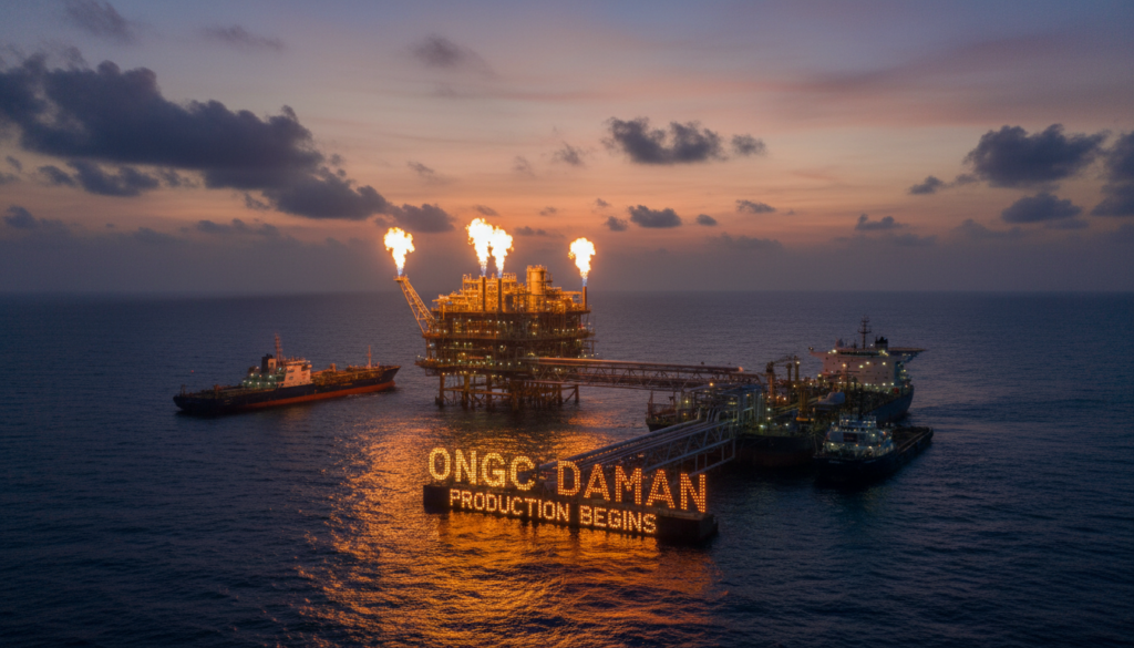 ONGC $1B Daman Begins Gas Production ONGC $1B Daman Begins Gas Production