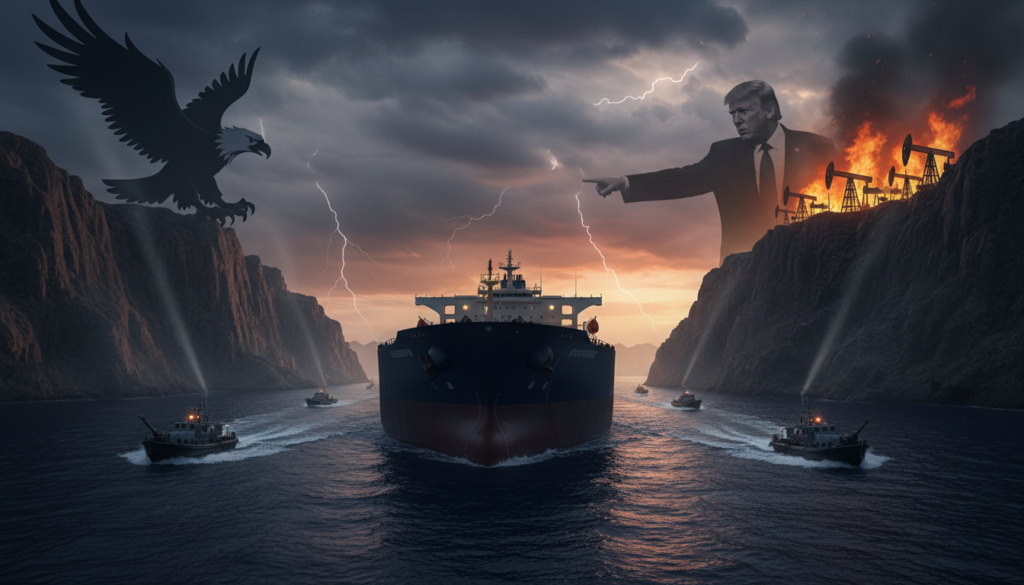 Trump Threatens Iran Oil Hubs Over Hormuz Standoff