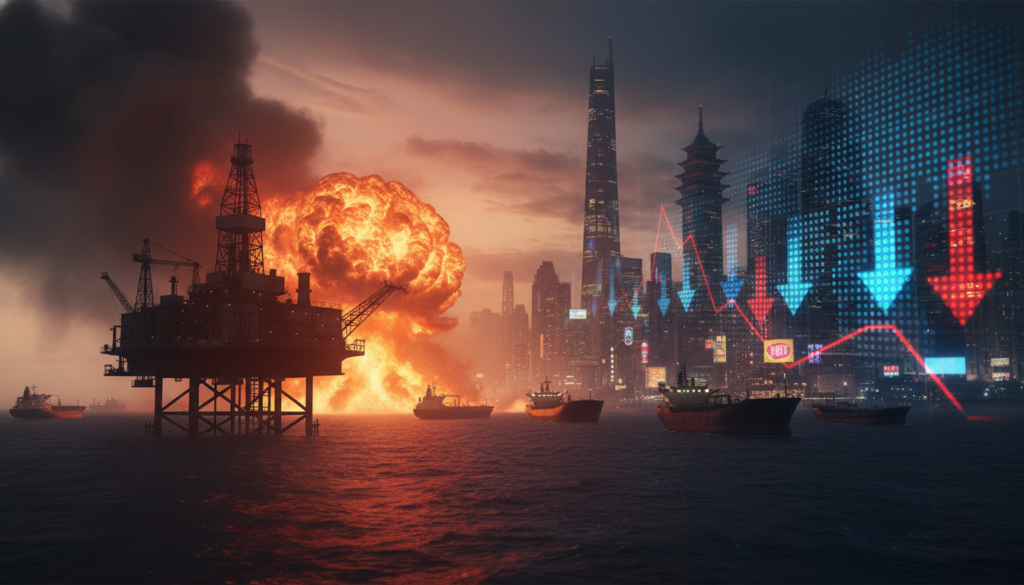 Broadening Mideast War Lifts Oil, Sinks Asian Markets Broadening Mideast War Lifts Oil, Sinks Asian Markets