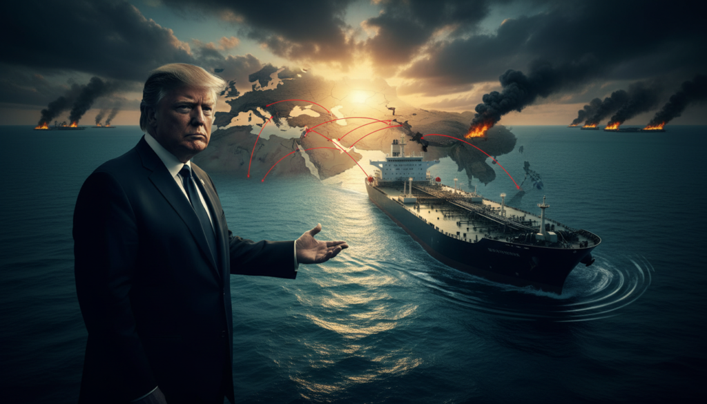 Trump warns Iran on Hormuz; Oil supply risk