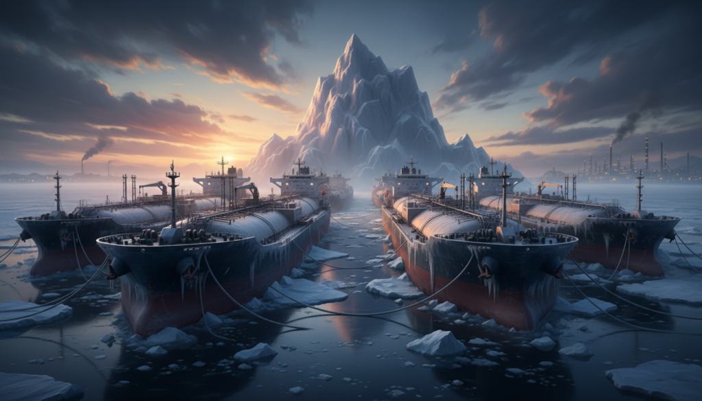 10 Energy Ships Stranded, Supply Impact