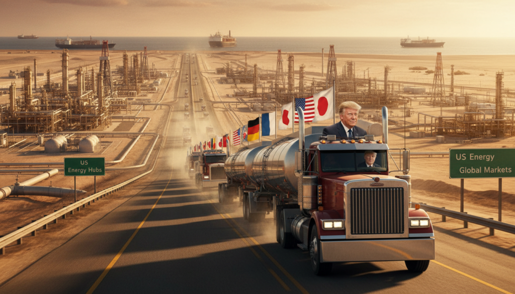 Trump Drives Allies to US Energy Markets