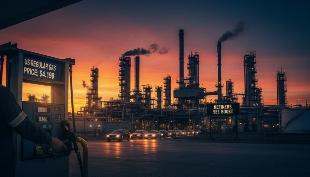 US Regular Gas Over $4: Refiners See Boost US Regular Gas Over $4: Refiners See Boost
