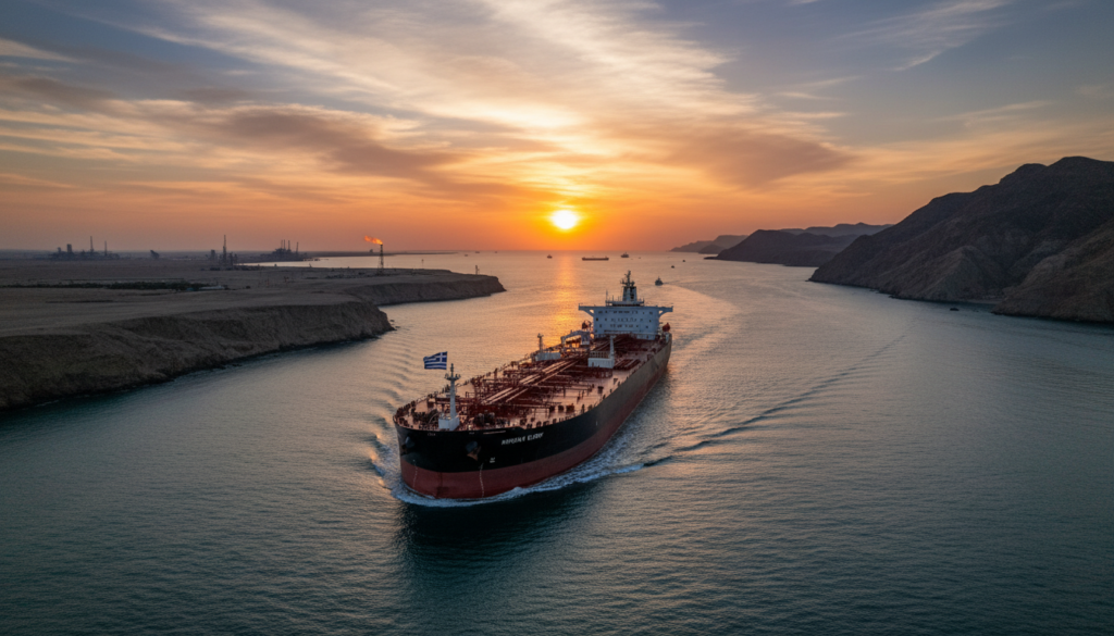 Greek Tanker Exits Hormuz; Supply Risk Eases Greek Tanker Exits Hormuz; Supply Risk Eases