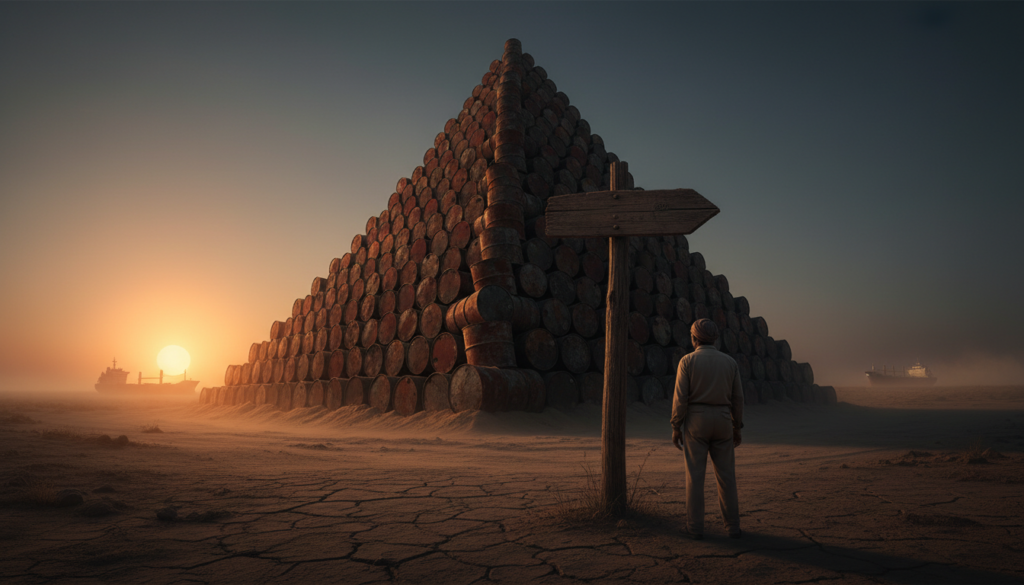 India's 40-day oil supply heightens import risk.