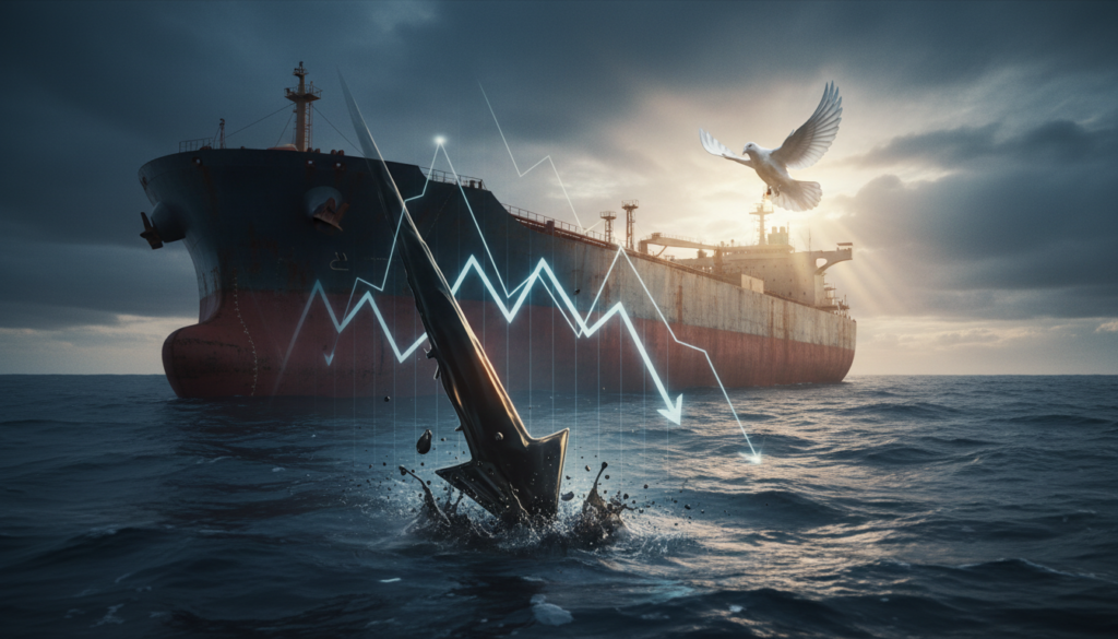 Crude Futures Dive on De-Escalation Outlook