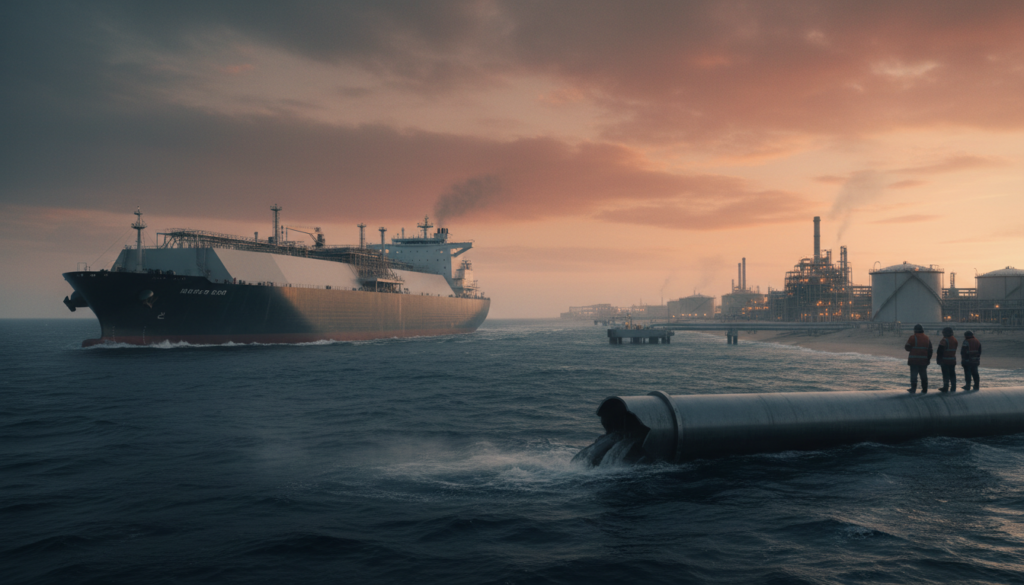 Asian LNG demand plunges on Mideast supply chaos.