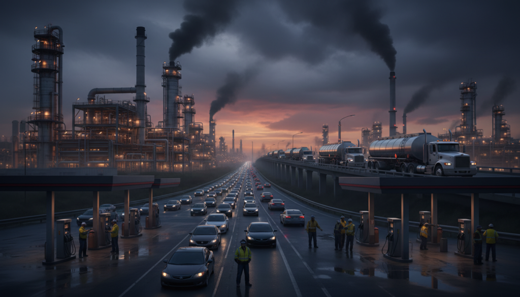 France fuel outages: refining & distribution under stress