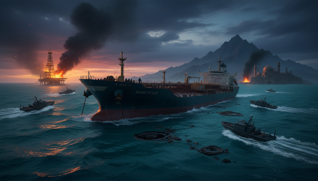 Iran's Gulf disruption rattles oil market