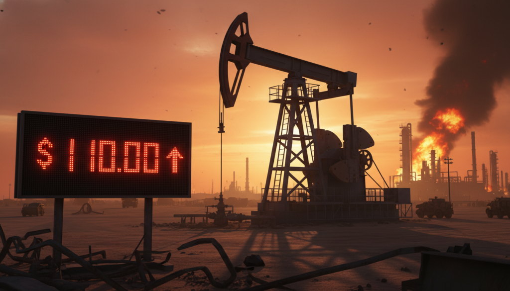 Oil Jumps to $110 on Sustained Iran Hostilities