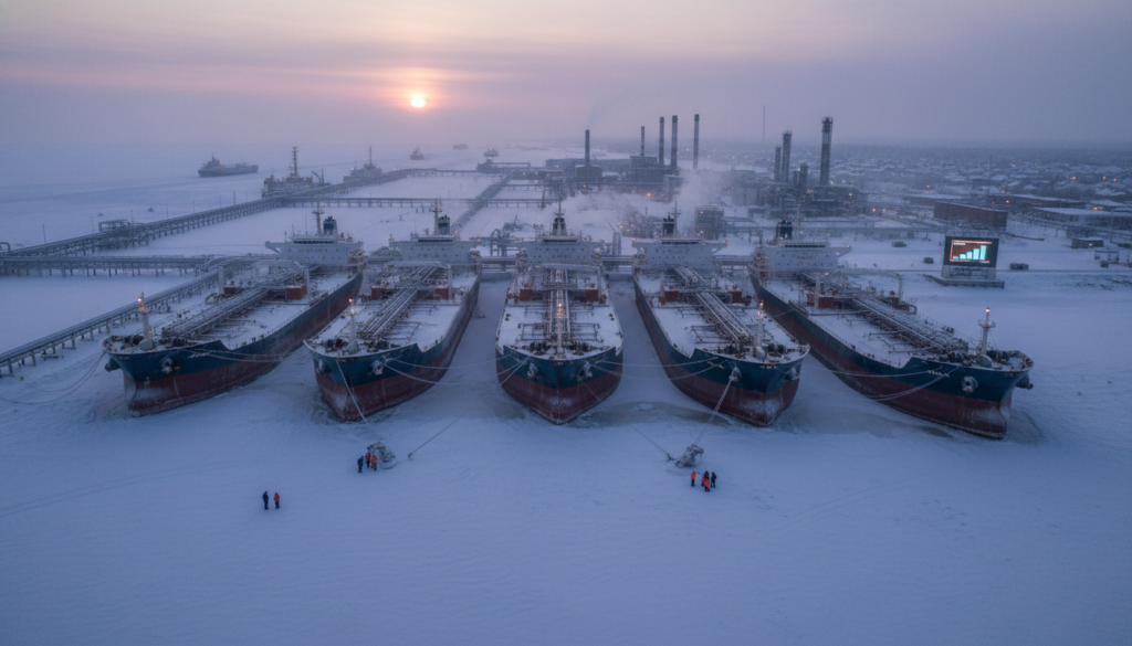 Russian Baltic Oil Supply Cut 40% on Ban