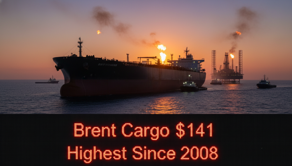Brent Cargo $141: Highest Since 2008
