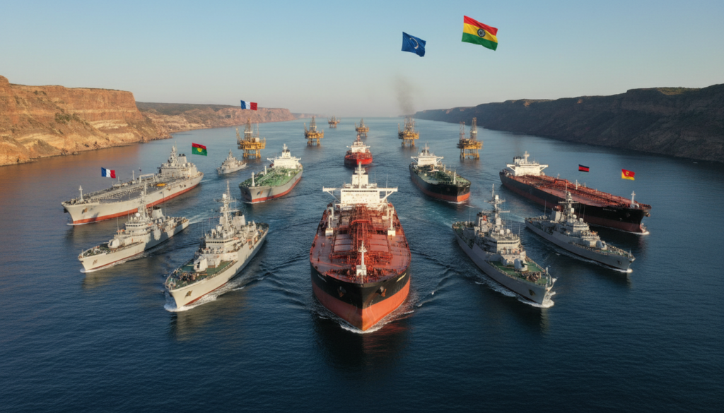 Hormuz Coalition Forms: Oil Strait Reopening Push