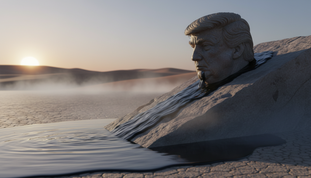 Crude Slides on Trump's War De-escalation