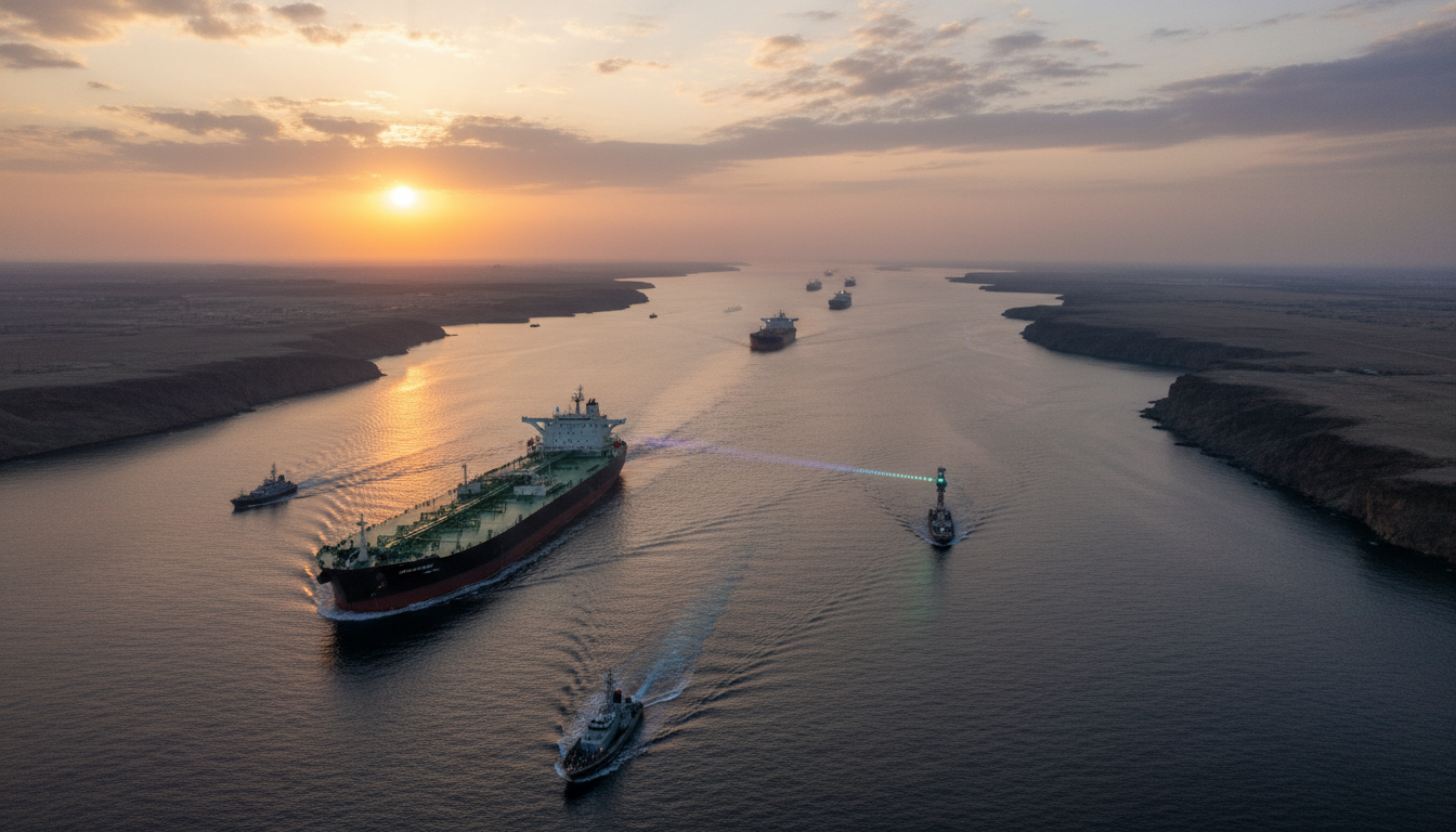 Hormuz Transit Signals Easing Mideast Shipping Risk