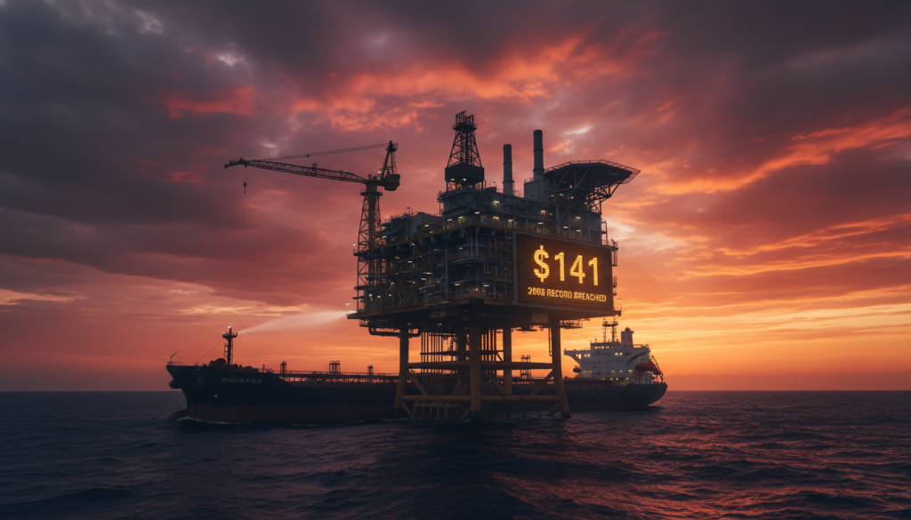 Brent Cargo $141: 2008 Record Breached