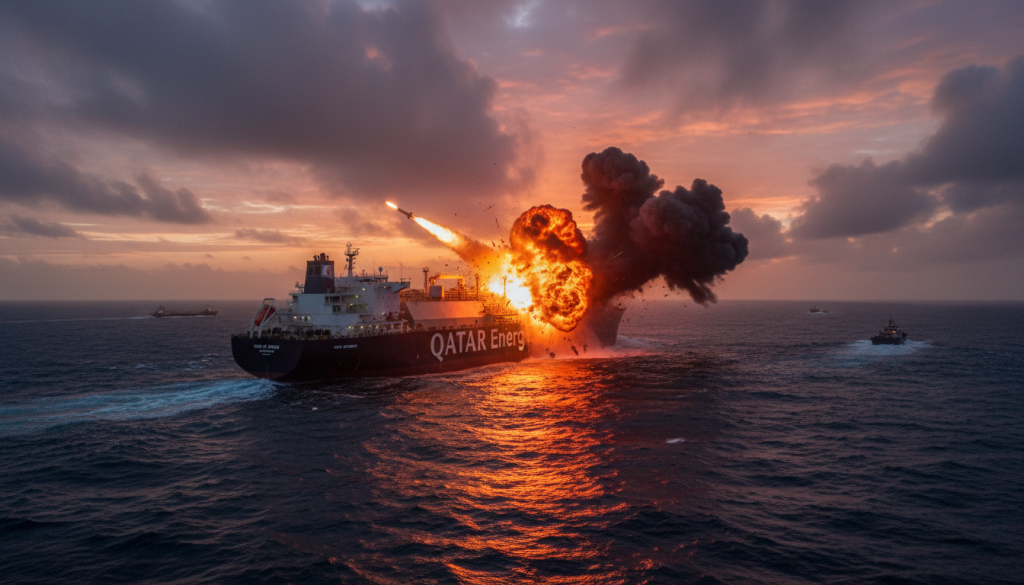 QatarEnergy Tanker Struck by Missile QatarEnergy Tanker Struck by Missile