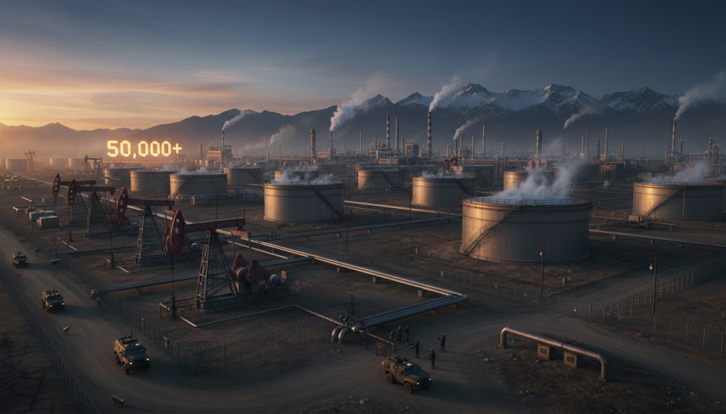 Oil India Record Crude Output Amid Tensions